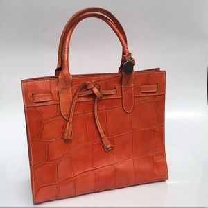 LIKE NEW Dooney & Bourke Orange Satchel
